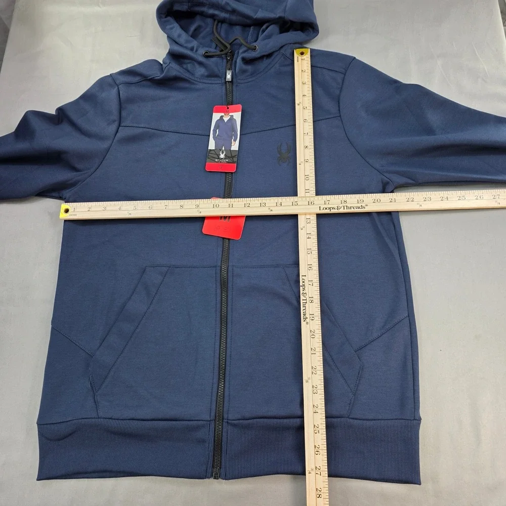 Spyder Active Full Zip Hoodie Jacket‎ Athletic Warm Up Layering Medium